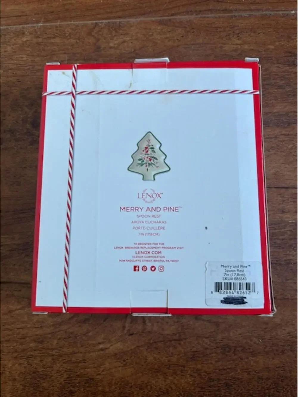 Lenox Christmas Tree Shaped Decorative Dish
